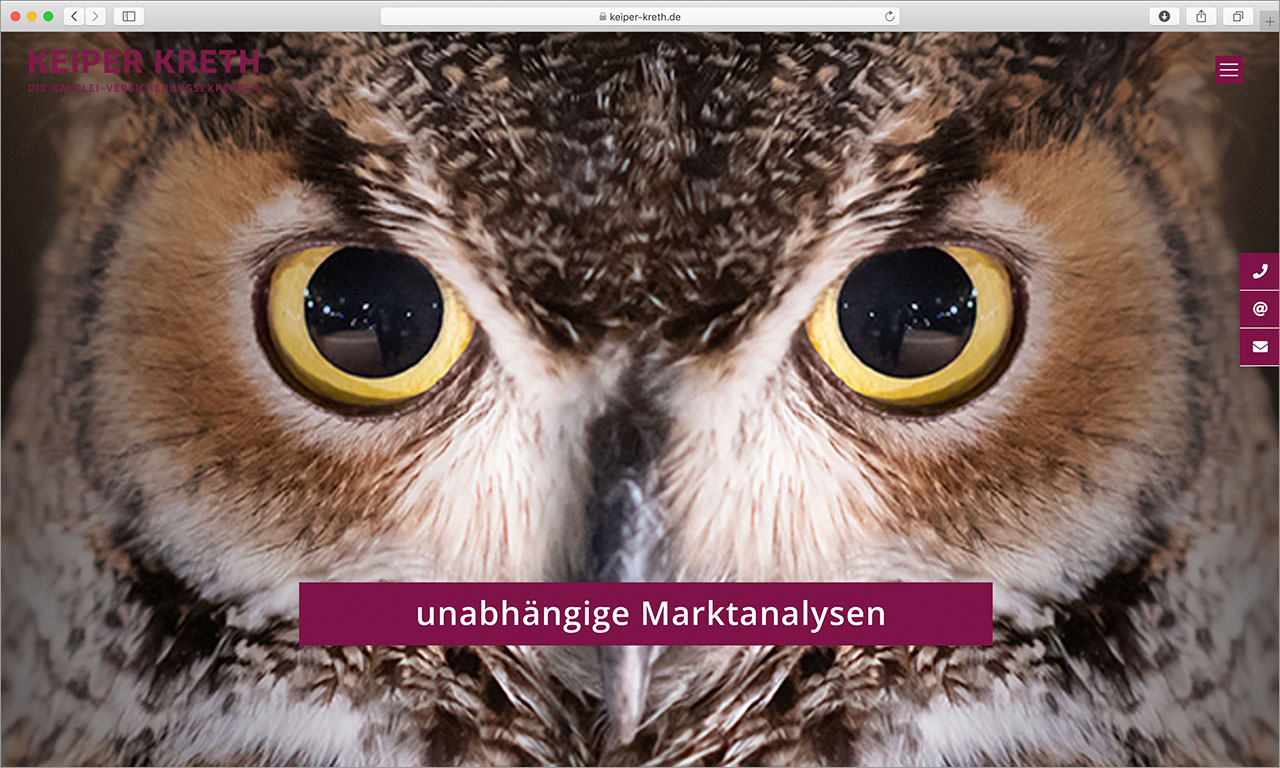 Kanzleimarketing-zB Kanzleiwebsite Keyvisual kampagnenmotiv Keiper Kreth