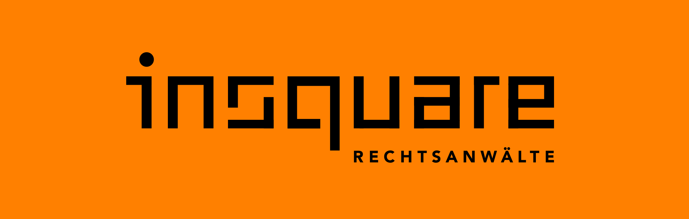 Kanzleimarketing-zB Kanzleilogo Schriftzug Insquare Rechtsanwälte