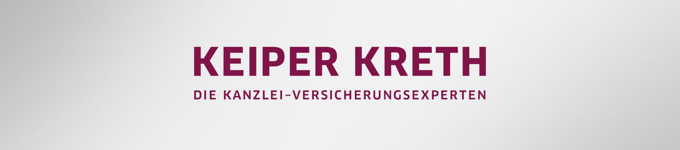 Kanzleimarketing-zB Kanzleilogo Schriftzug Keiper Kreth Kanzlei-Versicherungsexperten